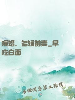 暖婚，名媛前妻
