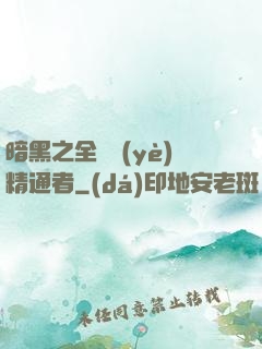 暗黑之全職業(yè)精通者