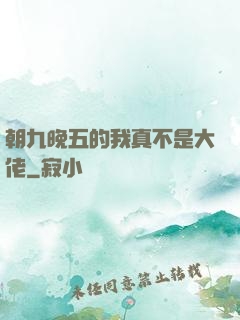朝九晚五的我真不是大佬