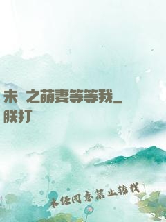 未來之萌妻等等我