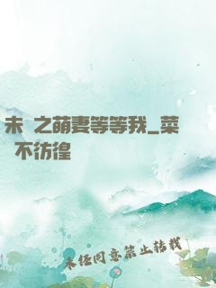未來之萌妻等等我