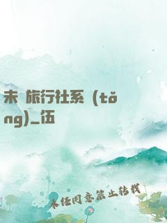 未來旅行社系統(tǒng)