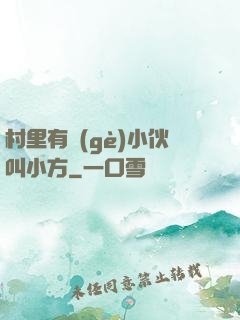 村里有個(gè)小伙叫小方