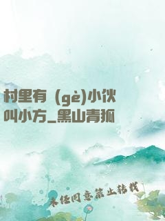 村里有個(gè)小伙叫小方