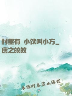 村里有個小伙叫小方