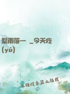 梨雨落一硯