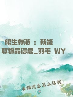 極限生存游戲：我能讀取物品信息
