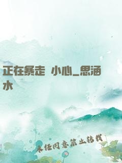 正在暴走請小心