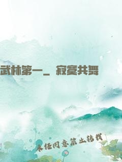 武林第一