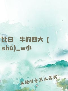 比白潔還牛的四大書(shū)