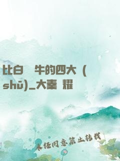 比白潔還牛的四大書(shū)