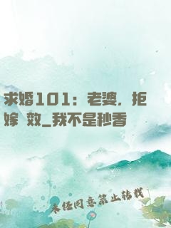 求婚101：老婆，拒嫁無效
