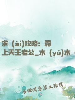 求愛(ài)攻略：霸上天王老公
