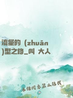 流量的轉(zhuǎn)型之路