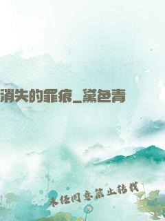 消失的罪痕