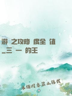 游戲之攻略進度全滿值