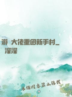 游戲大佬重回新手村