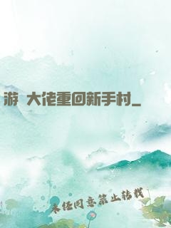 游戲大佬重回新手村