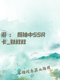 游戲：開局抽中SSR卡