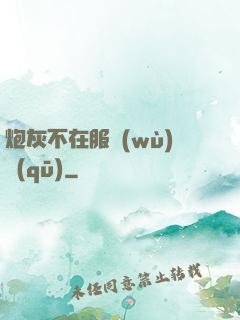 炮灰不在服務(wù)區(qū)