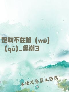 炮灰不在服務(wù)區(qū)