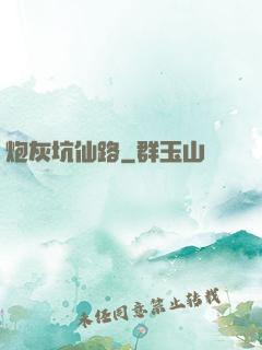 炮灰坑仙路