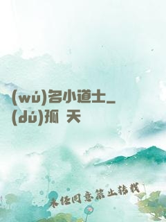 無(wú)名小道士
