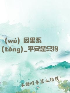 無(wú)雙因果系統(tǒng)