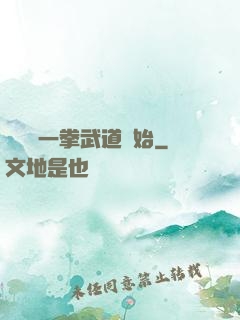 無敵從一拳武道開始