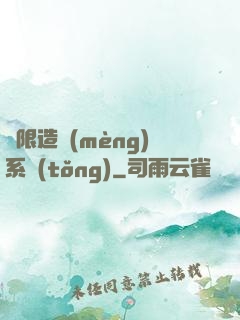 無限造夢(mèng)系統(tǒng)