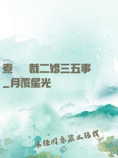 煮婦與總裁二婚三五事