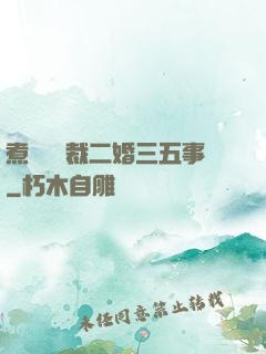 煮婦與總裁二婚三五事