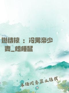 燃情掠愛：冷禽帝少獨寵妻