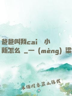 爸爸叫我cai媽媽小新怎么讀