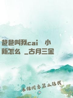 爸爸叫我cai媽媽小新怎么讀