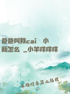 爸爸叫我cai媽媽小新怎么讀