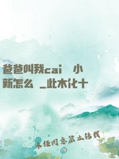 爸爸叫我cai媽媽小新怎么讀