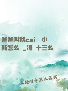 爸爸叫我cai媽媽小新怎么讀