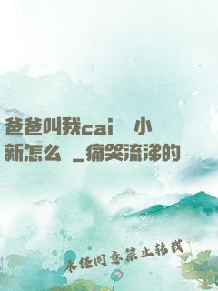 爸爸叫我cai媽媽小新怎么讀
