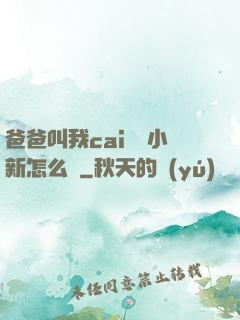 爸爸叫我cai媽媽小新怎么讀