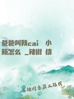 爸爸叫我cai媽媽小新怎么讀