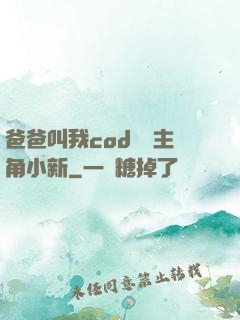 爸爸叫我cod媽媽主角小新