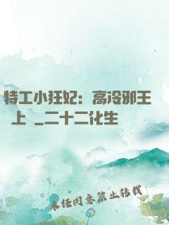 特工小狂妃：高冷邪王寵上癮