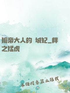 狐帝大人的傾城妃