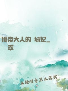 狐帝大人的傾城妃
