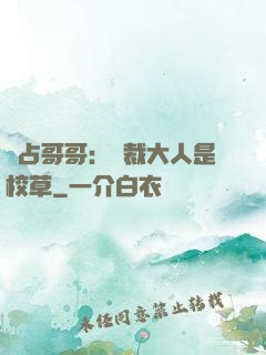 獨占哥哥：總裁大人是校草