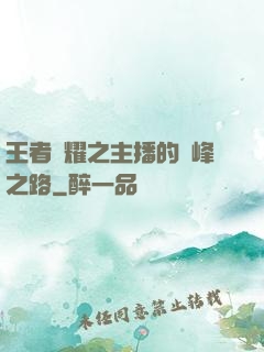 王者榮耀之主播的巔峰之路
