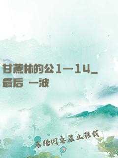 甘蔗林的公1—14