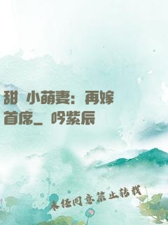 甜寵小萌妻：再嫁億萬首席