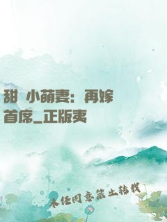 甜寵小萌妻：再嫁億萬首席